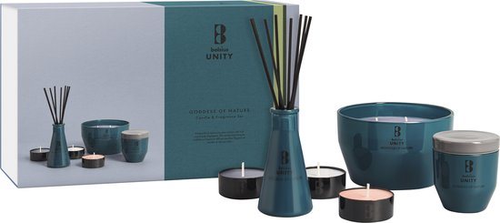 Bolsius - Kaarsen en Geur set - Giftset - Goddess of Nature