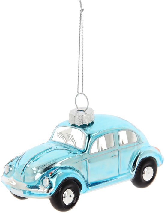 BRISA VW Collection - Volkswagen Kever/Beetle kerstversiering & decoratie van glas in geschenkdoos (schaal 1:40)