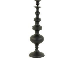 Light & Living Kandelaar Lizet - Zwart - Ø15cm - Modern - Sinterklaas cadeau - Sinterklaas cadeautjes - Cadeau vrouw - Cadeau man - Cadeau voor haar - Cadeau voor hem - Sint cadeau - Sint kado - Kado man - Kado vrouw