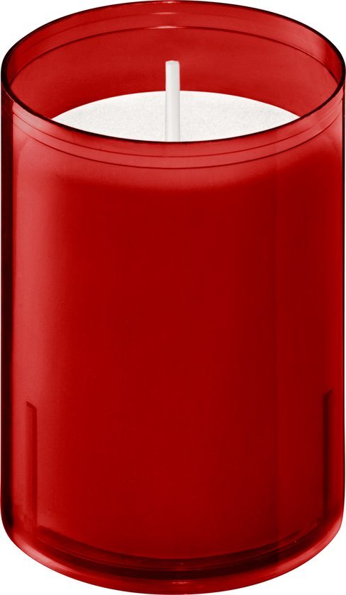 Bolsius - Horeca Relight - Navulling - 64/52 - 20 stuks per verpakking - Rood