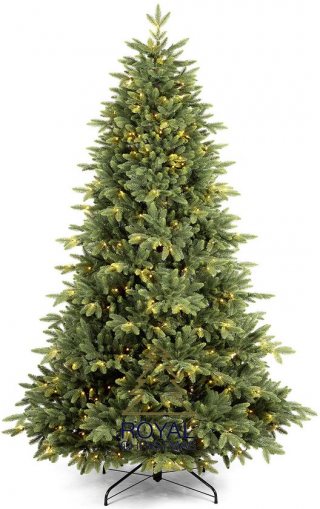 Kunstkerstboom - Rockefeller Premium 100% PE - 400 LED Lampjes - 180 cm