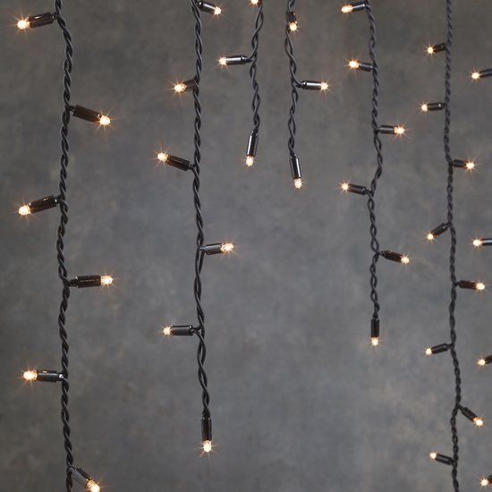 Luca Lighting - Connect 24 icicle warm wit 49 led flashing extra - l300xh40cm - Woonaccessoires en seizoensgebondendecoratie  (Europese stekker )