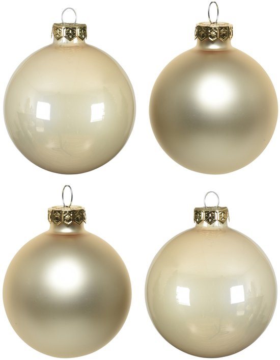 Decoris kerstballen - 10 stuks - 6cm - Glas