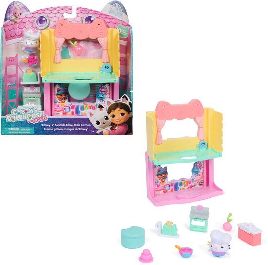 Gabby’s Poppenhuis De Film – Cakey’s Cake-tastische Keuken Speelset