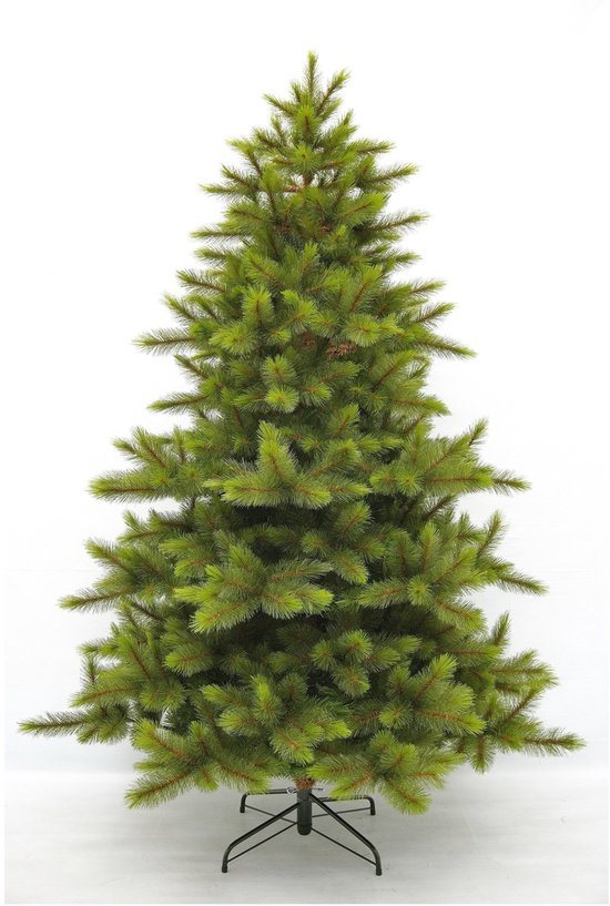 Triumph Tree Wyoming Kerstboom Serie - Kerstversiering voor in Huis met Volle Dennentakjes - Kunstboom met Realistische PVC Hardneedle Naalden - Groene Spar - H230 x Ø165 cm
