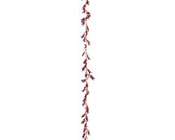Kerstslinger met glitters, 180 cm
