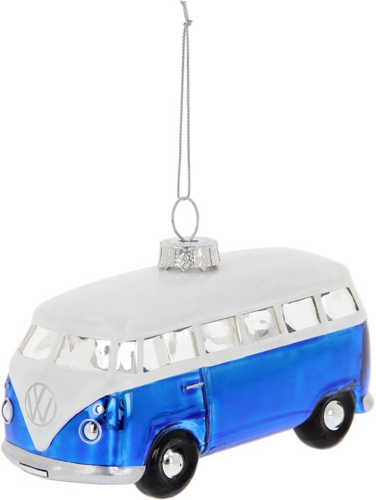 BRISA VW Collection - Volkswagen T1 Bulli Bus kerstversiering & decoratie van glas in geschenkdoos (schaal 1:40)