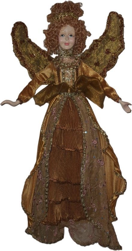 House of Seasons Decoratieve beeld Luxe Engel D.goud H45cm
