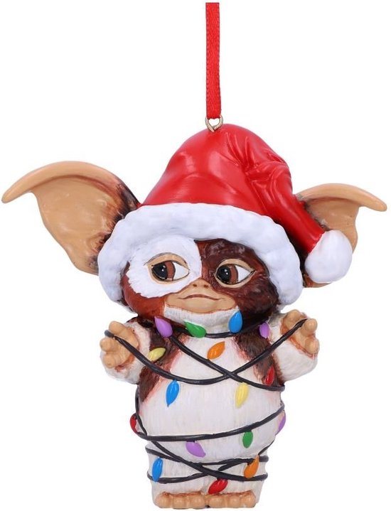 Nemesis Now - Gremlins Kerstbal - Gizmo in Fairy Lights Hanging Ornament - Meerkleurig