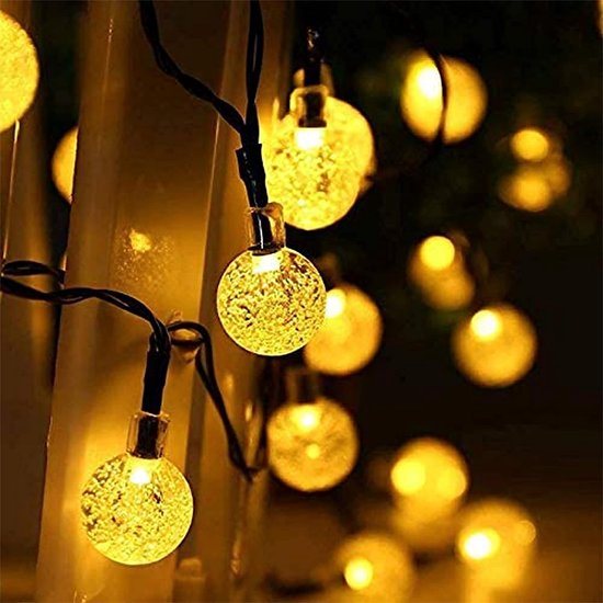Solar LED Buitenverlichting - 7m Lichtslinger met 8 Modi - Duurzaam en Waterdicht