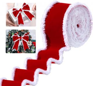 Kerststrikken - Kerstboomstrik - Striklint - Kerstlintversieringen - Kerstboom versieringen - 5M - Kerstversiering - Kerst decoraties - Christmas - Kerstdecoratie voor binnen - Geschikt voor kerstfeestjes