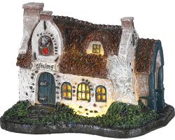 LuVille Efteling Miniatuur Huis van de Zeven Geitjes - L10 x B8 x H7 cm