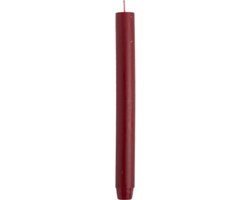 Rustik Lys Dinerkaarsen XL - Pak van 20 Stuks - Bordeaux - 2,6 x 30 cm