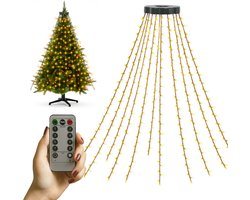Giftmas Kerstboom Kerstverlichting Ring - Lichtslinger - Kerstversiering - Ring verlichting voor Kerstboom - Lichtsnoer - Kerstboom Lampjes Slinger - 280 LED Kerstlampjes - Kerstdecoratie
