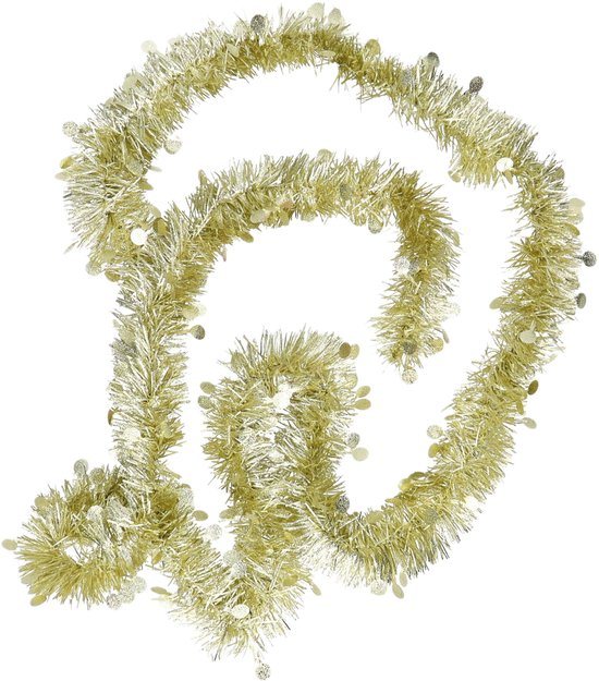 Kerstslinger - Folieslinger - 8 cm x 2 m - Goud