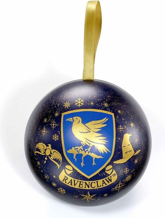The Carat Shop - Harry Potter Ravenklauw Kerstbal - Cadeaubal met Ketting