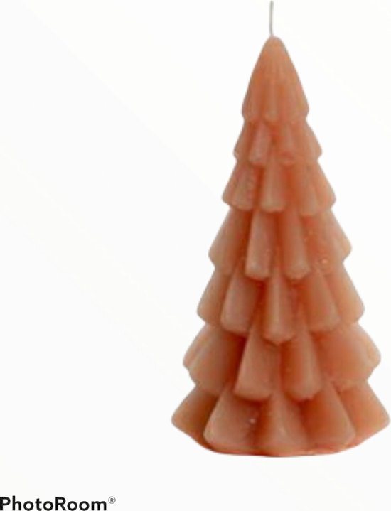Rustik Lys - Kaars - Kerstboom - Brique - 6,3 x 12 cm