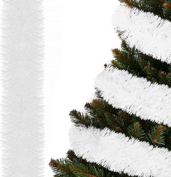 Springos Kerstslinger | Guirlande | Kerstversiering | 6 m | Wit