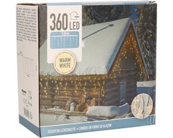IJspegelverlichting warm wit buiten 360 lampjes