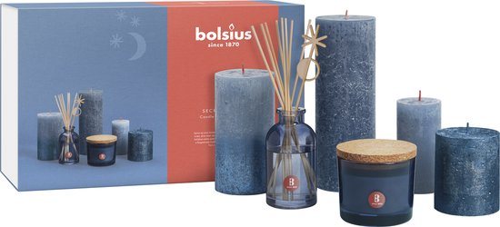Bolsius - Kaarsen en Geur set - Giftset - Secret Forest