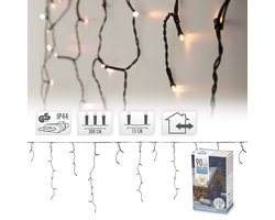 Ijspegel Verlichting 90 Led's - 3 Meter - Warm Wit