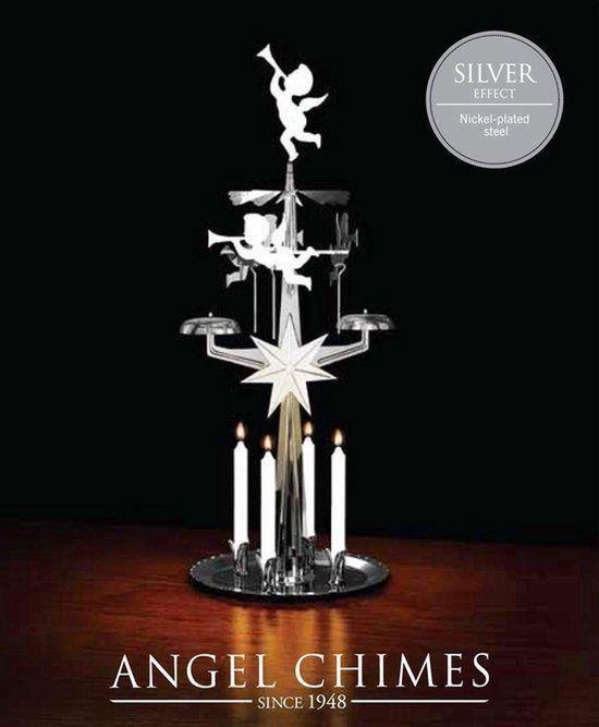 Angel Chimes Kerstmolen zilver - Kerst - Original Swedish Design