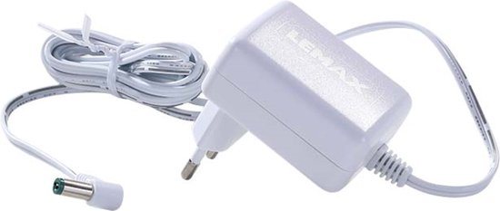 Lemax - Power Adaptor -  4.5v 550ma -  White -  1-output -  Bs - Kersthuisjes & Kerstdorpen