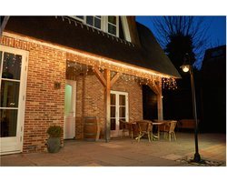 CBD Ijspegel verlichting - 720 x 60cm - 360 LED warm wit - 5m aanloopsnoer transparant