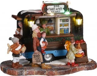 Luville Dierentuin Kerstdorp - 15x9x10 cm - Polyresin