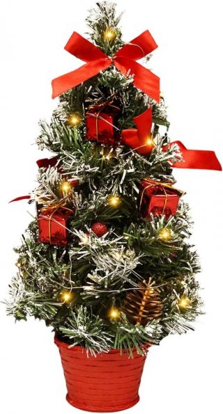 Kant en Klare Kerstboom - Mini Kunstkerstboom - Compact - Kerst Decoratie