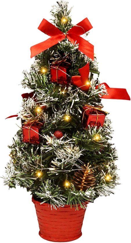Kant en Klare Kerstboom - Mini Kunstkerstboom - Compact - Kerst Decoratie
