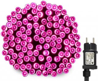 Kerstboomverlichting - 20 Meter - Roze - Voor Buiten