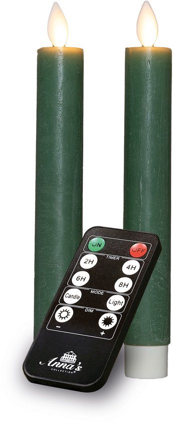 Annas collection - Dinerkaars-USB wax 18 cm jade
