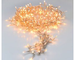 LED-verlichting - 120 LED - 9 meter - Warm wit - Transparant snoer