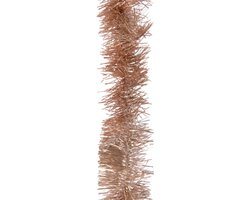 1x Kerstslingers toffee bruin 270 cm - Guirlandes folie lametta - kerstslingers kerstversiering