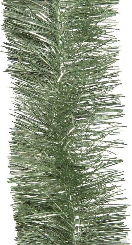 Decoris Kerstslingers - salie groen - 270 cm - Guirlandes folie lametta