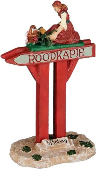 Luville Efteling - Roodkapje Wegwijzer