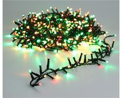 Microcluster Kerstverlichting- 700 led - 14m - three tone traditional - Timer - Lichtfuncties- Buiten-Binnen