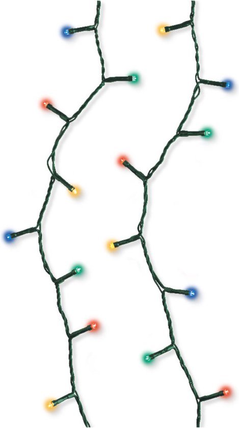 Lumineo Kerstverlichting - 8 functie effect - gekleurd - 100 lampjes - 5M