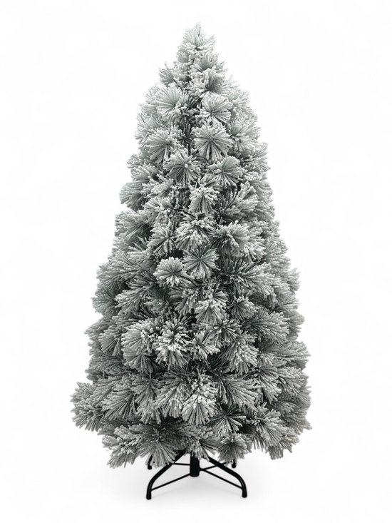 Kunstkerstboom met sneeuw