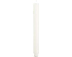 Rustik Lys Dinerkaarsen XL - Pak van 20 Stuks - Wit - 2,6 x 30 cm