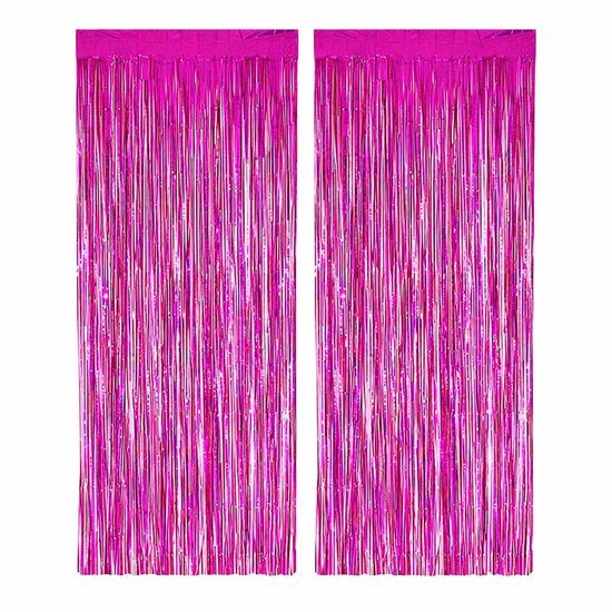 Dailygoods - Lametta-gordijnen 2 stuks - Glinsterende Decoratie voor Feesten