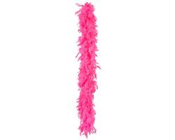 Boland Kerst boa - veren - roze - 180 cm - 50 gram - kerstboomversiering - kerstslinger - kerstboa
