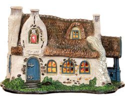 LuVille Efteling Miniatuur Huis van de Zeven Geitjes - L22 x B15 x H14 cm