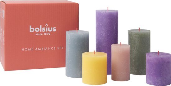 Bolsius - Rustieke Kaarsen Set - Memphis