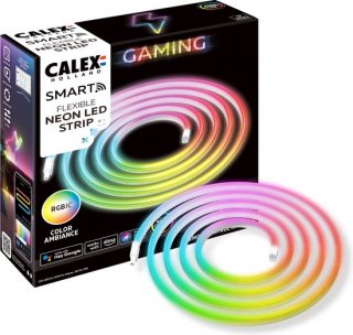 Calex Gaming Neon Flex LED Strip - Razer Chroma Compatibel - Smart Home - RGBIC Synchronisatie voor PC - 2m