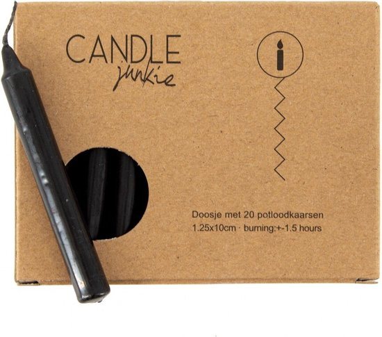 Doos met 20 kerstboomkaarsjes