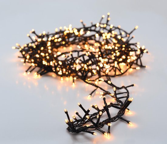 Nampook Kerstboomverlichting - 20 m - 1000 extra warm witte LEDs