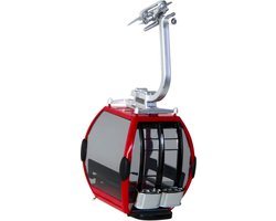 Jaegerndorfer - 84001 Gondel Omega IV 8 Rood Miniatuur Model - 1:32 - Kerstdorp