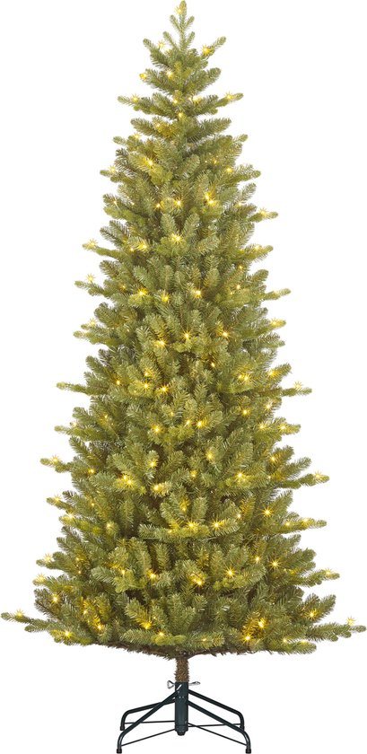 Black Box Trees Harma Kunst Kerstboom met Verlichting - Kunstkerstboom H215 x Ø96 cm - met Timer en Dimmer - Groen